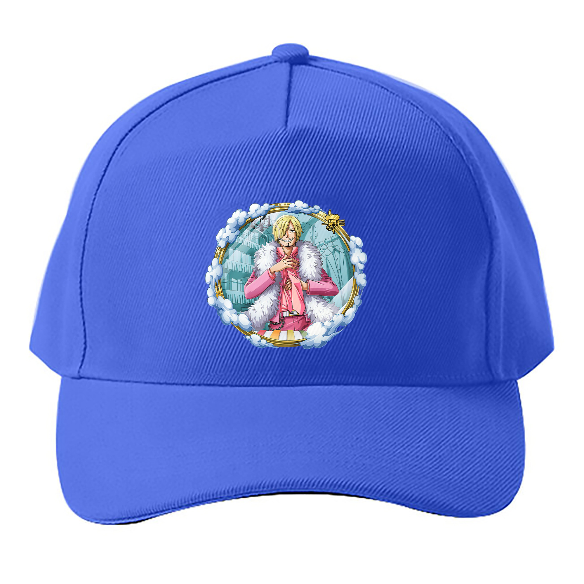 （画像用） ワンピース サンジ ONE PIECE Sanji ベースボールキャップ 綿100％ 男女兼用 帽子 スポーツ